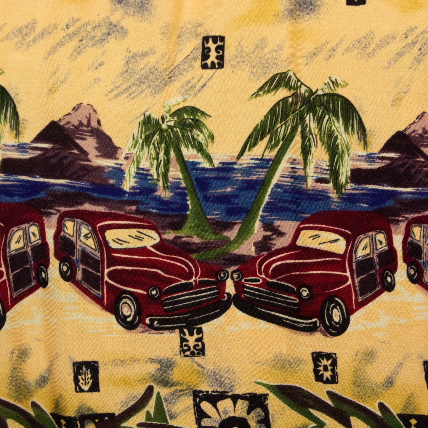 Camisa hawaiana amarilla (S) Chereskin