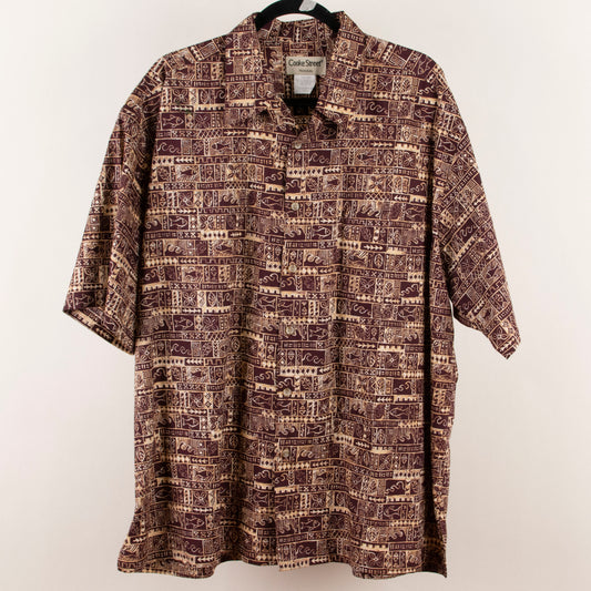 Camisa hawaiana cafe (2XL) Cooke Street