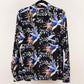 Camisa estampada negro (M) ANSM