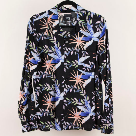 Camisa estampada negro (M) ANSM