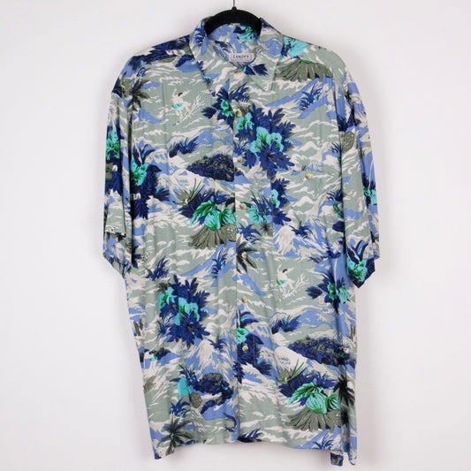 Camisa hawaiana azul (L) Canopy