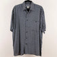 Camisa estampada azul (M) UNTIED