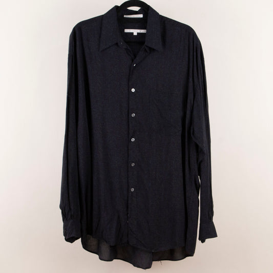Camisa estampada negro (L) Perry Ellis