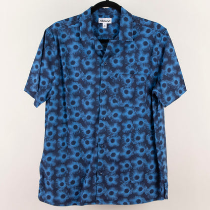 Camisa estampada azul (M) Abound