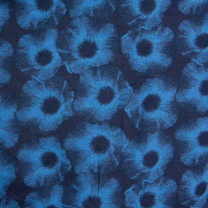 Camisa estampada azul (M) Abound