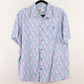 Camisa estampada azul (XL) Oliver y Burke