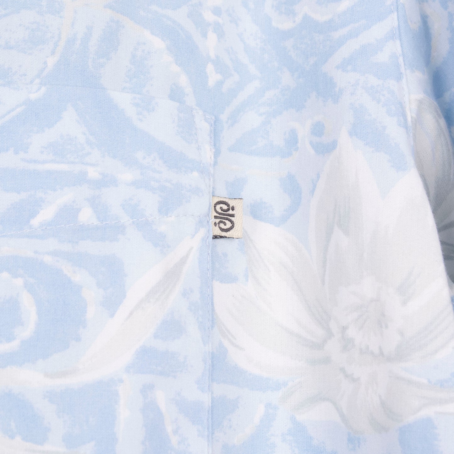 Camisa hawaiana azul (L) Solitude