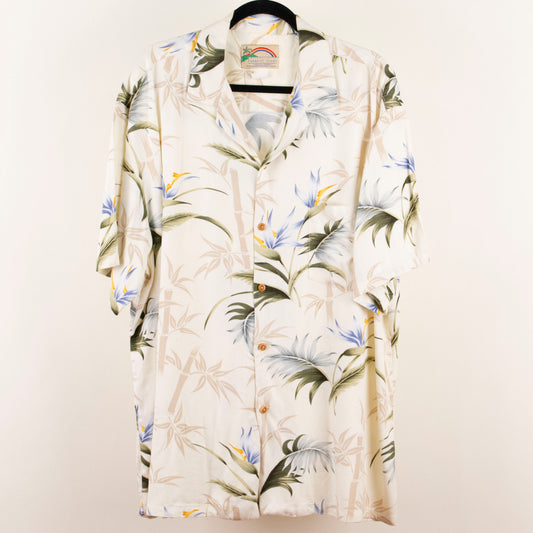Camisa hawaiana beige (XL) Paradise Found