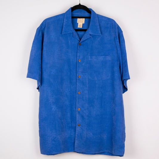 Camisa hawaiana azul (L) Jos. A. Bank