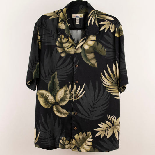 Camisa hawaiana negro (L) Caribbean Joe