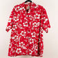 Camisa hawaiana rojo (XL) The Hawaiian Original