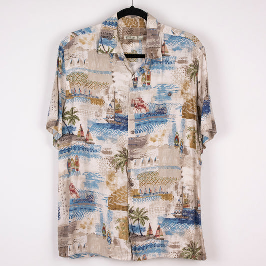 Camisa hawaiana (L) Batik Bay