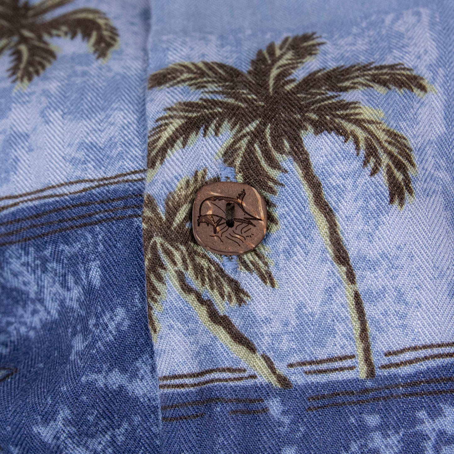 Camisa hawaiana azul (XL) Bermuda Bay