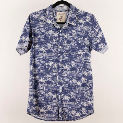Camisa hawaiana azul (XL) Coostot