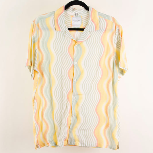 Camisa estampada multicolor (M) Denim & Flower