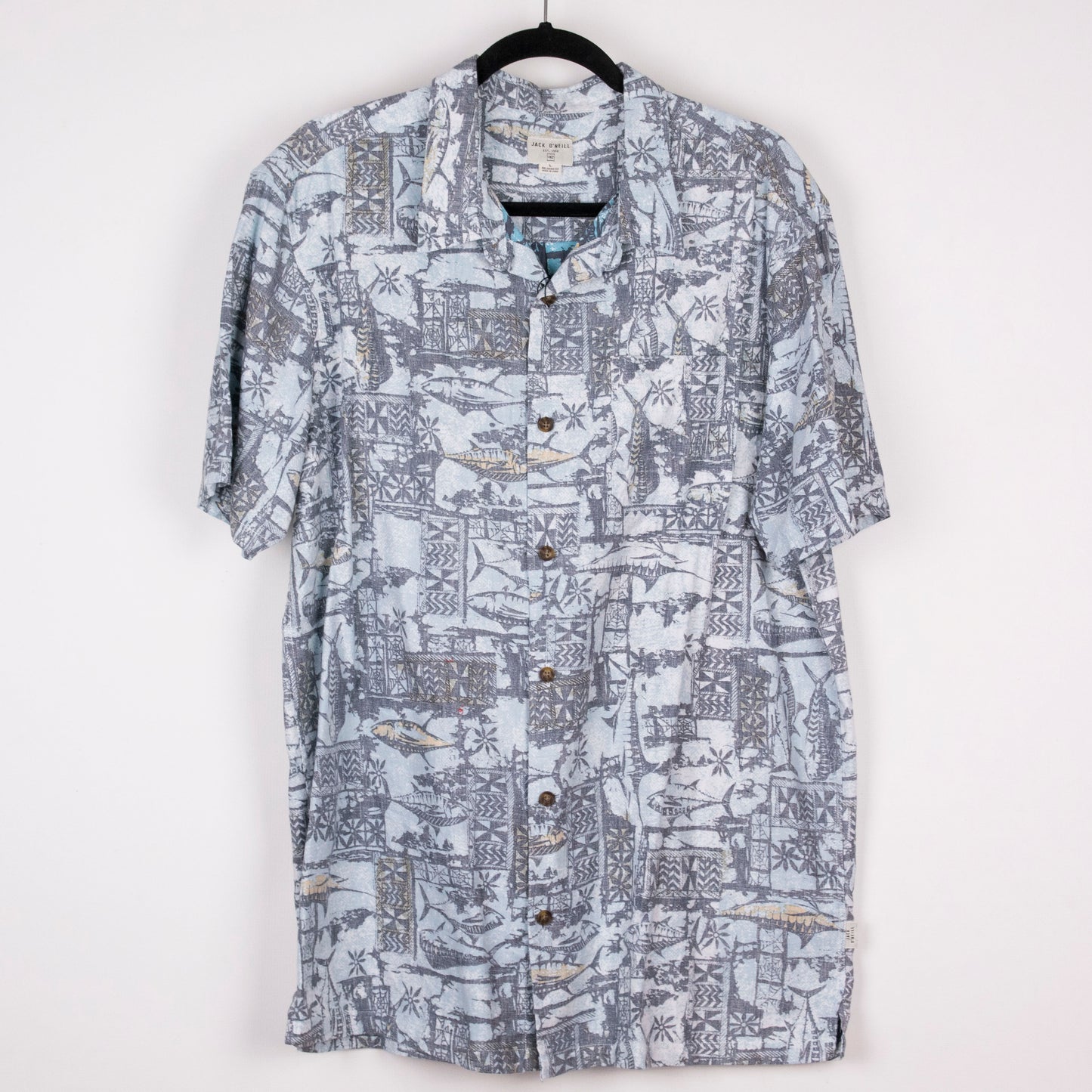 Camisa hawaiana azul (L) Jack O'neill