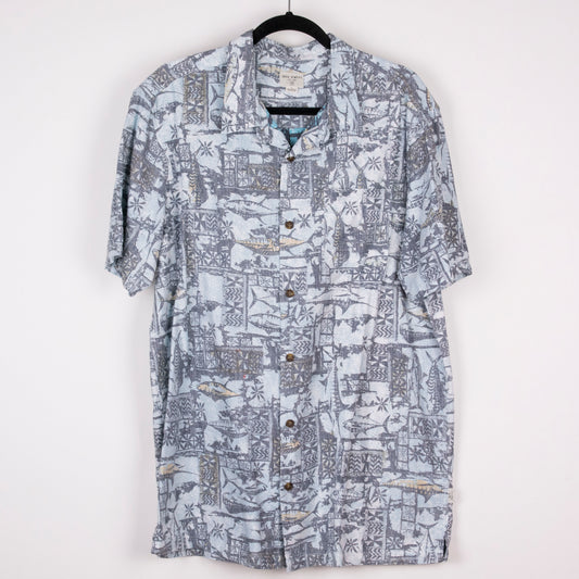 Camisa hawaiana azul (L) Jack O'neill