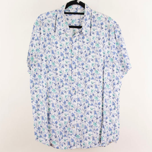 Camisa estampada blanco (XL) Cotton & Co