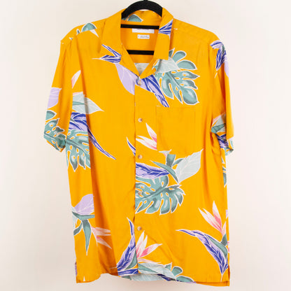 Camisa hawaiana amarillo (S) Urban Outfitters