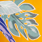 Camisa hawaiana amarillo (S) Urban Outfitters