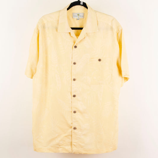 Camisa hawaiana amarillo (L) Island Shores