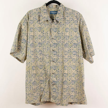 Camisa estampada beige (2XL) Cooke Street