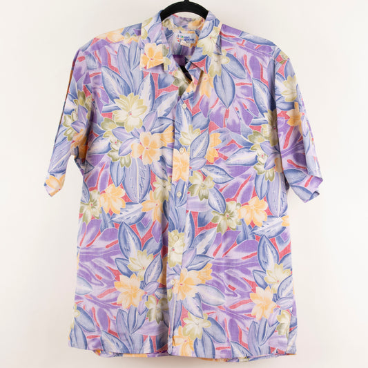 Camisa hawaiana purpura (L) Reyn Spooner