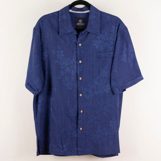Camisa hawaiana azul marino (M) Jamaica Jaxx