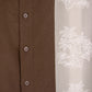 Camisa hawaiana marrón (M) Moda Campia Moda