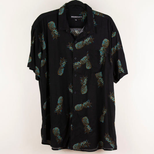 Camisa estampada negro (2XL) Molokai