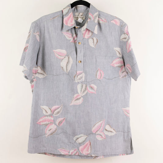Camisa hawaiana gris (M) Cooke Street