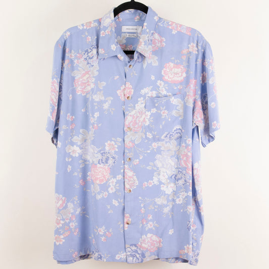Camisa estampada azul (M) Urban Outfitters