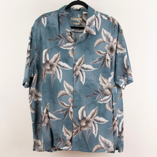 Camisa hawaiana verde (2XL) Batik Bay