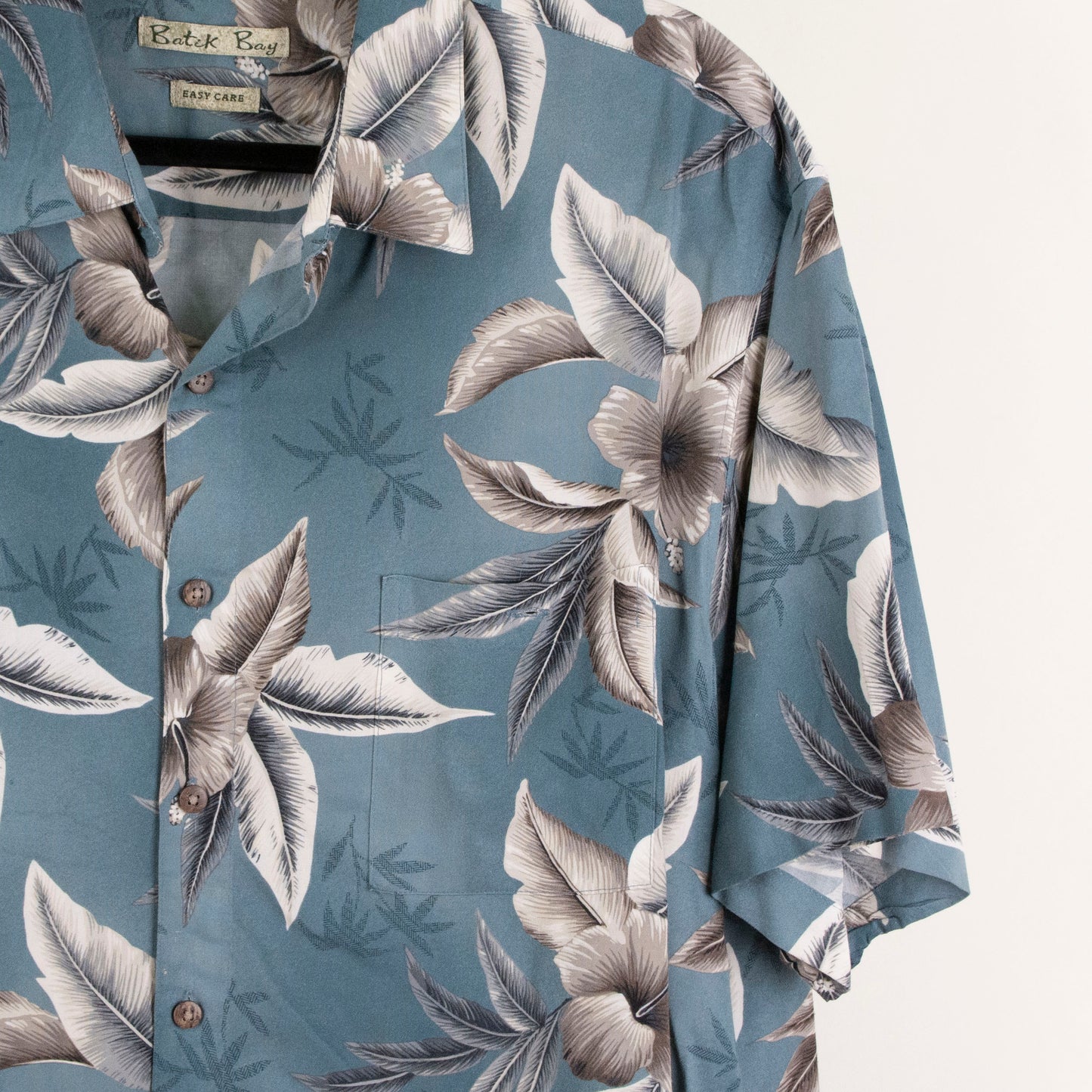 Camisa hawaiana verde (2XL) Batik Bay