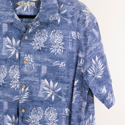 Camisa hawaiana azul (L) Batik Bay