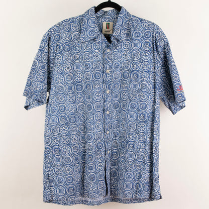 Camisa hawaiana azul (L) Tori Richard
