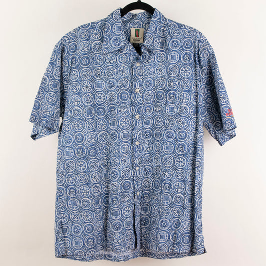 Camisa hawaiana azul (L) Tori Richard
