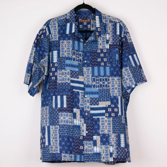 Camisa hawaiana azul (XL) Tori Richard