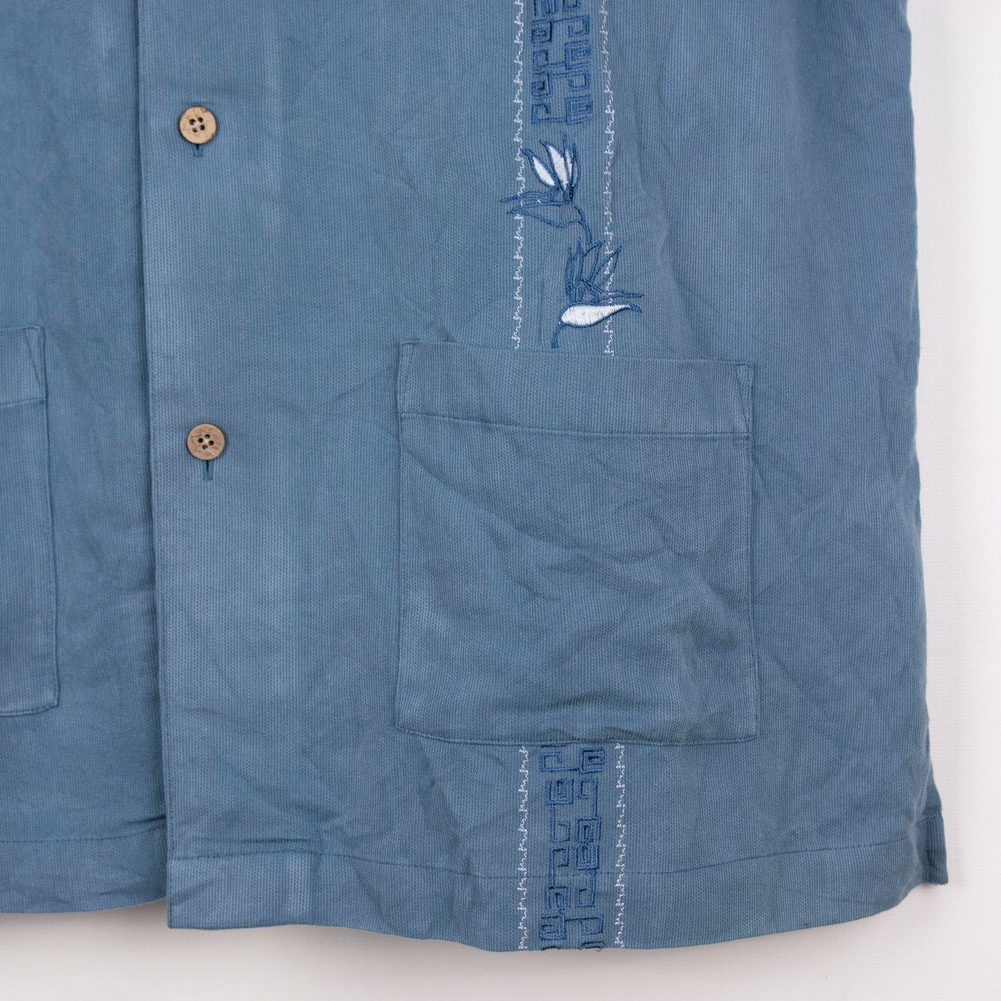 Camisa hawaiana azul (L) Cubavera