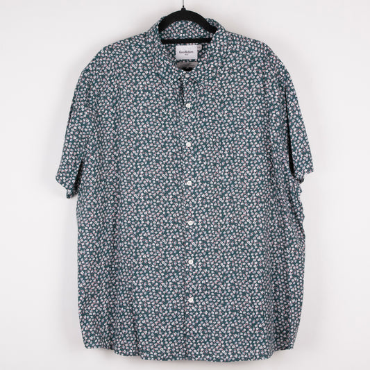 Camisa estampada verde (2XL) Goodfellow