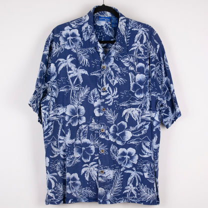Camisa hawaiana azul (L) OP