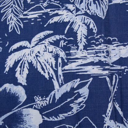 Camisa hawaiana azul (L) OP