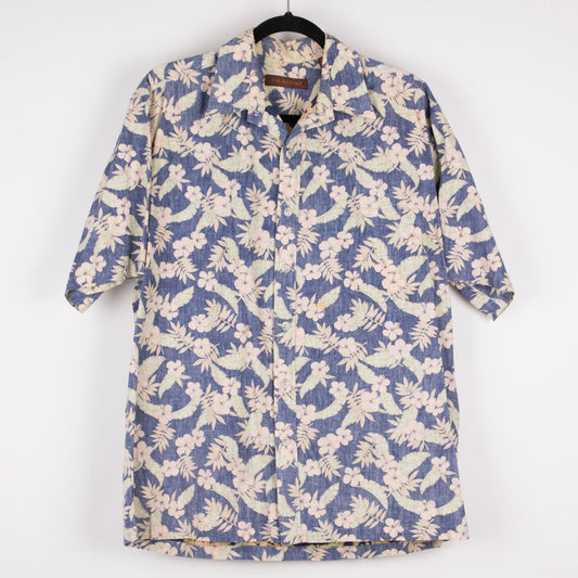 Camisa hawaiana azul (M) Tori Richard