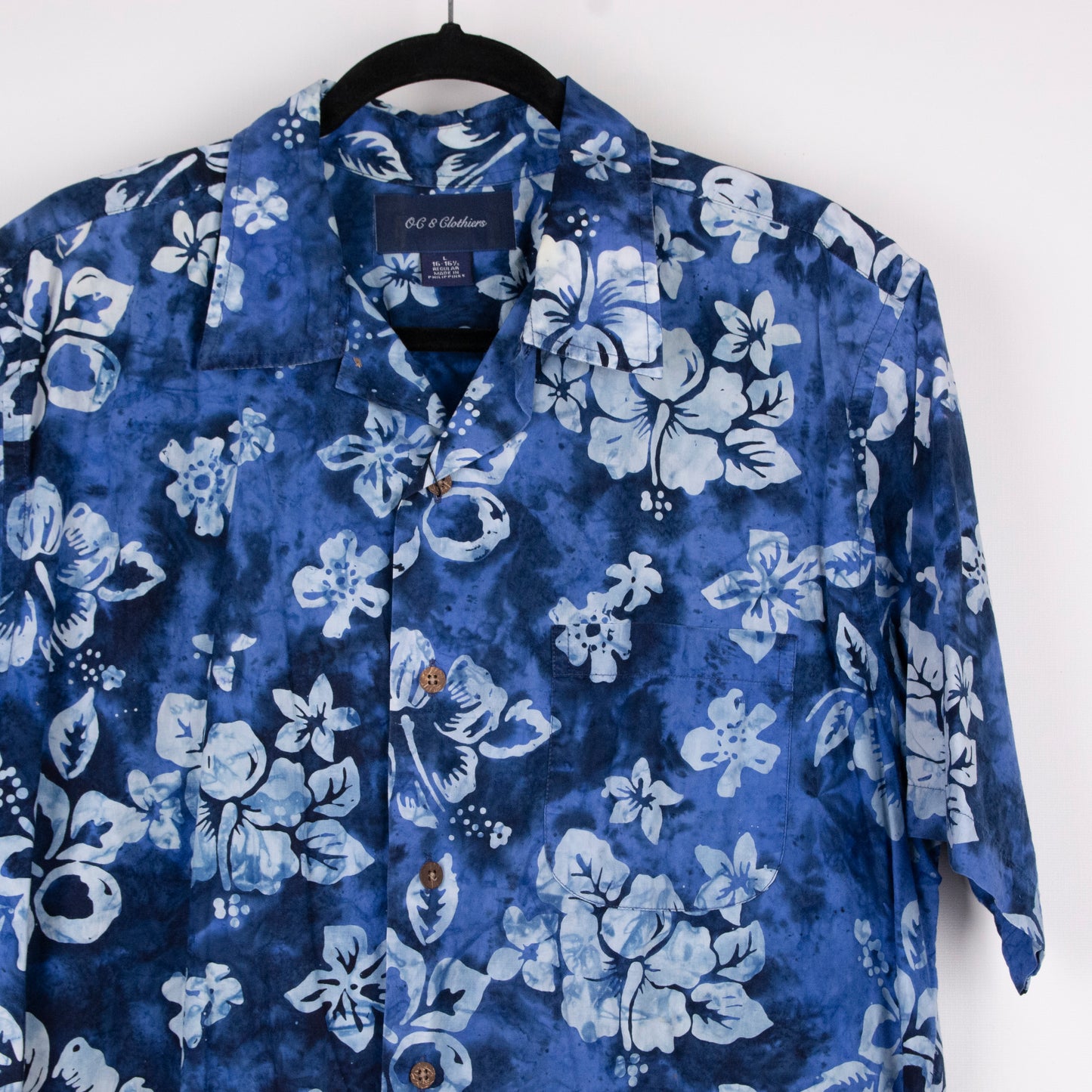 Camisa hawaiana azul (L) OC