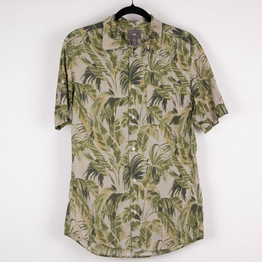 Camisa hawaiana verde (XS) H&M