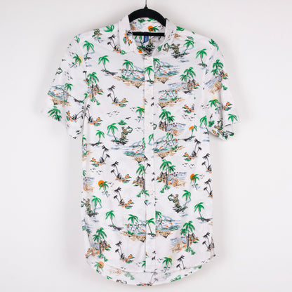 Camisa hawaiana blanco (XS) Divided