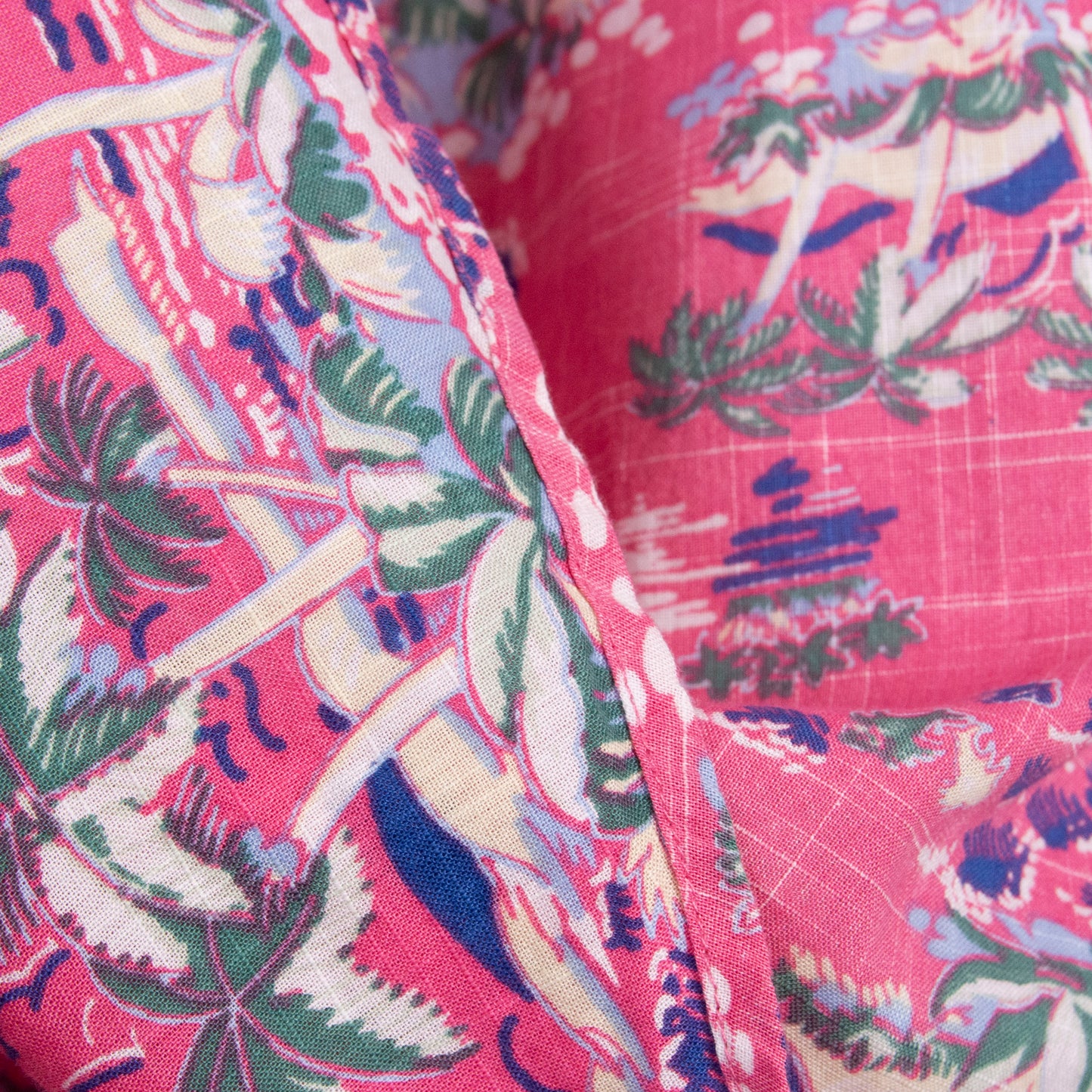 Camisa hawaiana rosa (L) Izod