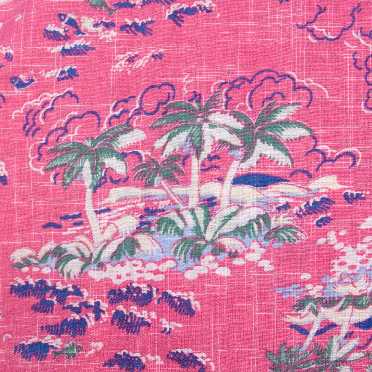 Camisa hawaiana rosa (L) Izod