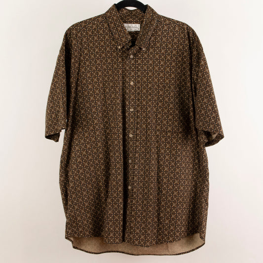 Camisa estampada marrón (XL) Crossings