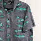Camisa hawaiana gris (XL) Rklyn